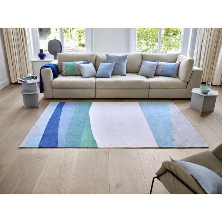 Esprit Curves Flatweave Blue/Grey/Beige Rug Wayfair.co.uk